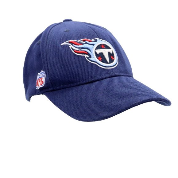 Reebok Tennessee Titans NFL Embroidered Logo Hat Adjustable Strapback Blue Cap - Picture 1 of 11